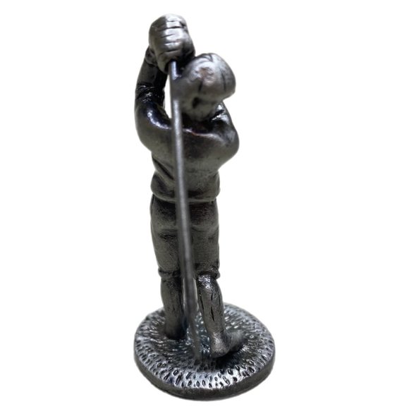 Golfer Figurines in Collectible Pewter Metalware - Picture 4 of 12